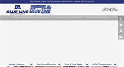 Desktop Screenshot of bluelinetrans.com